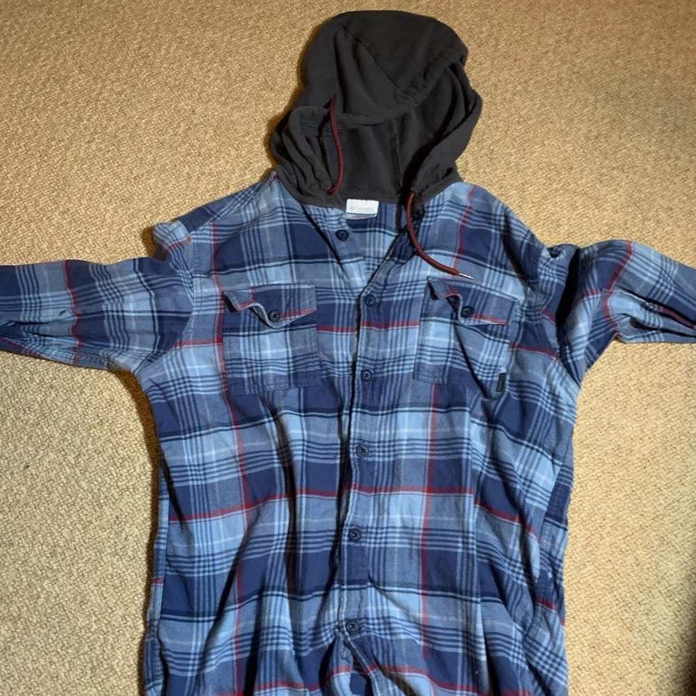 Columbia men’s hooded flannel